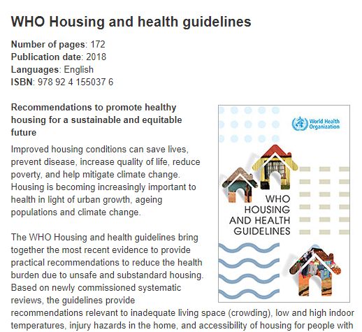 住宅の健康性に関するガイドライン