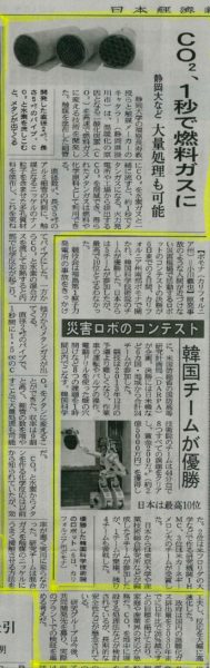 CO2を燃料ガスに変換する技術