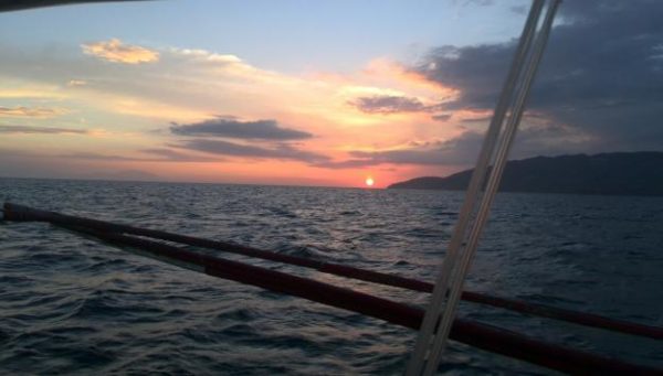 フィリピンの夕景