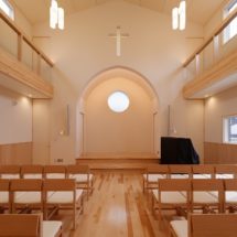 兵庫県の建築家で設計事務所が設計した尼崎市のキリスト教会