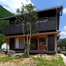 兵庫県の建築家で設計事務所が設計した岡山県西粟倉村の注文住宅